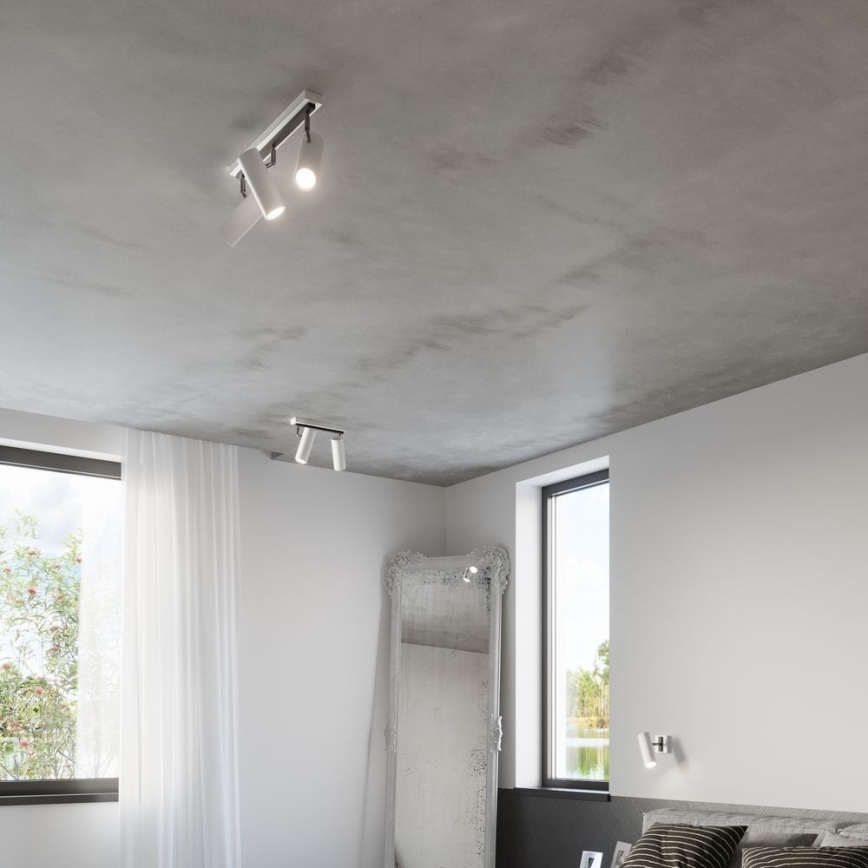 Seinävalaisin DIREZIONE 1xGU10/40W/230V valkoinen