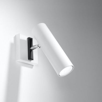 Seinävalaisin DIREZIONE 1xGU10/40W/230V valkoinen