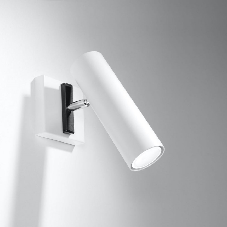 Seinävalaisin DIREZIONE 1xGU10/40W/230V valkoinen