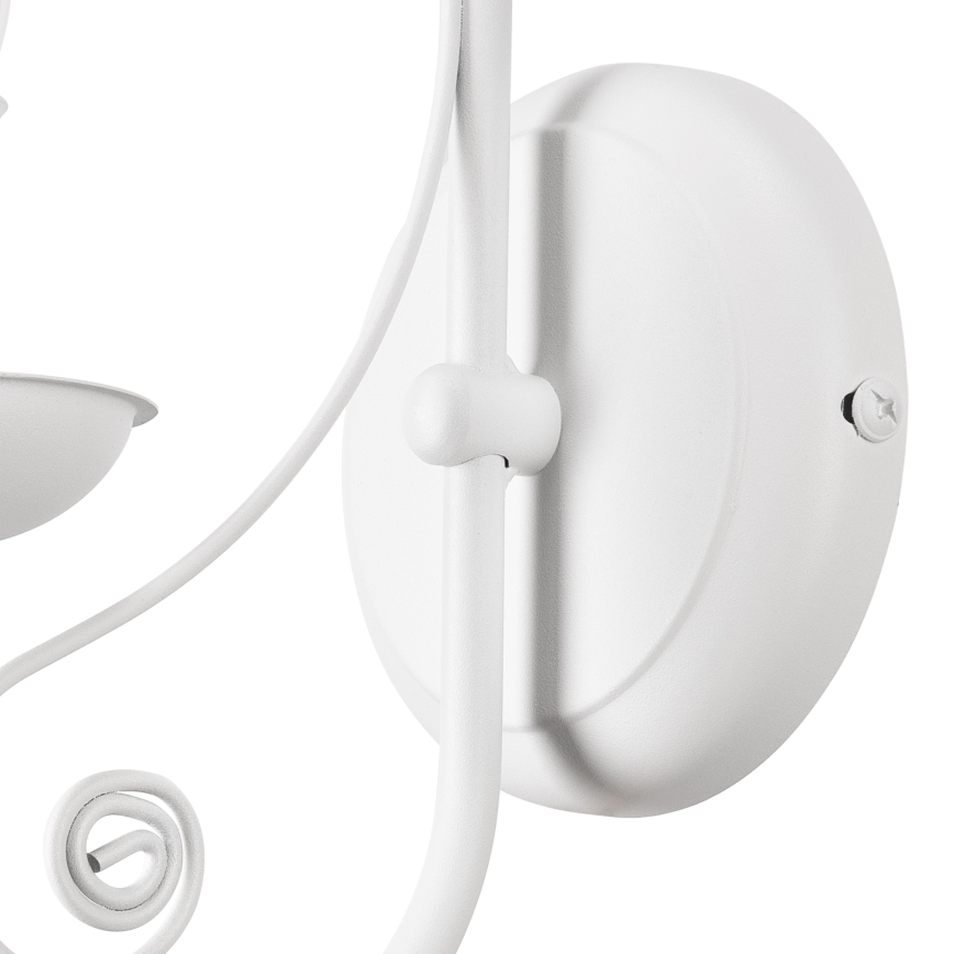 Seinävalaisin DONATO 1xE14/40W/230V valkoinen