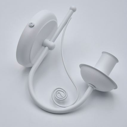 Seinävalaisin DONATO 1xE14/40W/230V valkoinen