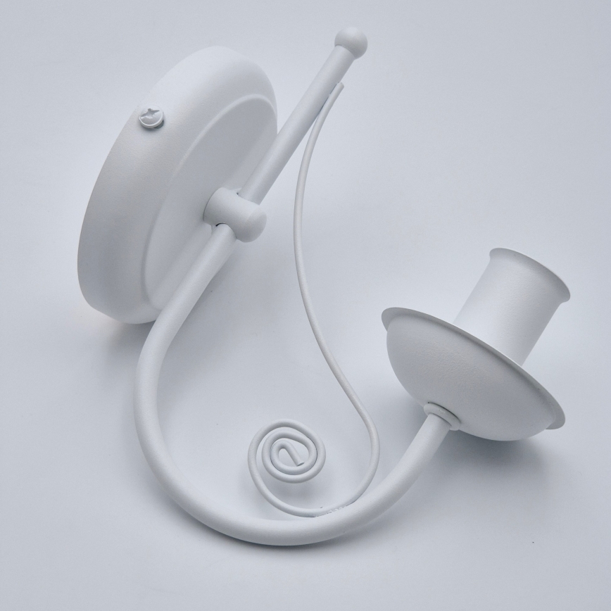 Seinävalaisin DONATO 1xE14/40W/230V valkoinen