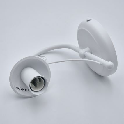 Seinävalaisin DONATO 1xE14/40W/230V valkoinen