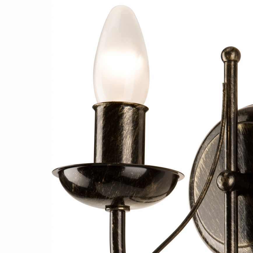 Seinävalaisin DONATO 1xE14x40W/230V patina