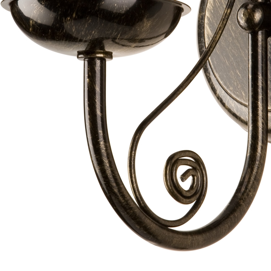 Seinävalaisin DONATO 1xE14x40W/230V patina