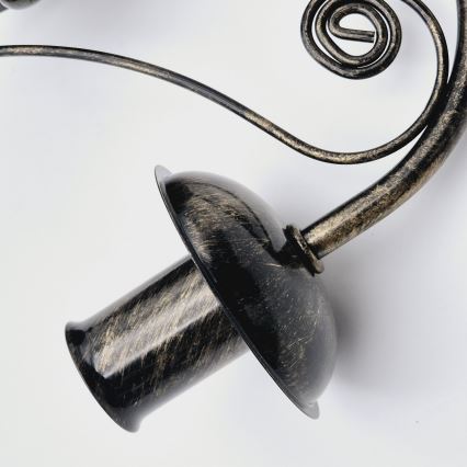 Seinävalaisin DONATO 1xE14x40W/230V patina