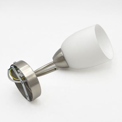 Seinävalaisin DONNA 1xE27/60W/230V nikkeli