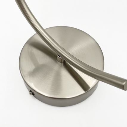 Seinävalaisin DONNA 1xE27/60W/230V nikkeli