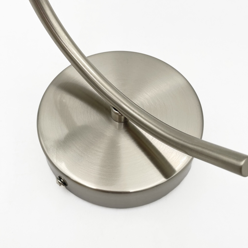 Seinävalaisin DONNA 1xE27/60W/230V nikkeli