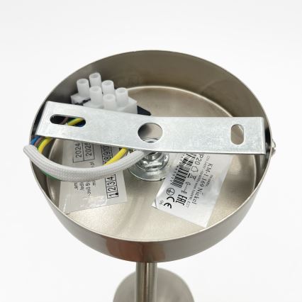 Seinävalaisin DONNA 1xE27/60W/230V nikkeli