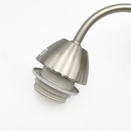 Seinävalaisin DONNA 1xE27/60W/230V nikkeli