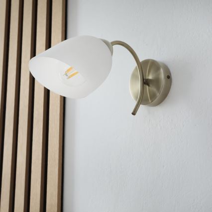 Seinävalaisin DONNA 1xE27/60W/230V patina