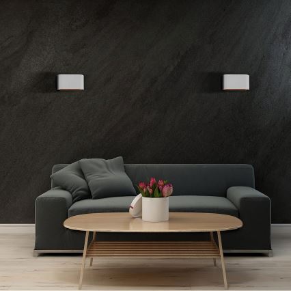 Seinävalaisin ELISSA 1xG9/10W/230V valkoinen