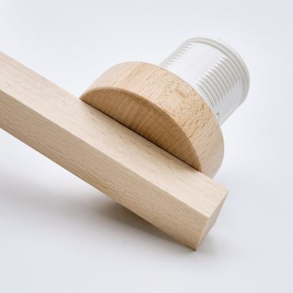 Seinävalaisin ELLIE 1xE27/60W/230V pyökki