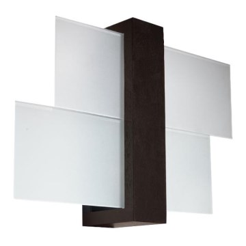 Seinävalaisin FENIKS 1 1xE27/60W/230V Koivu/pyökki/wenge