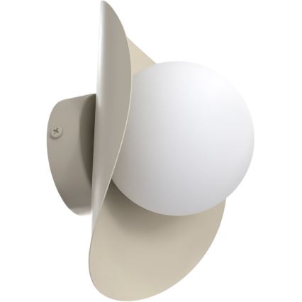 Seinävalaisin FIERO 1xG9/8W/230V, beige