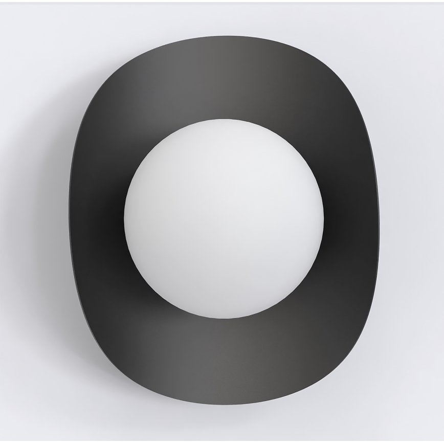 Seinävalaisin FIERO 1xG9/8W/230V musta