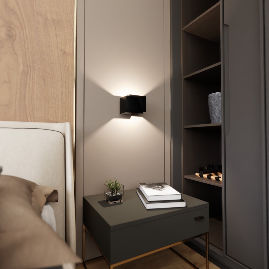 Seinävalaisin FROST 1xG9/8W/230V musta