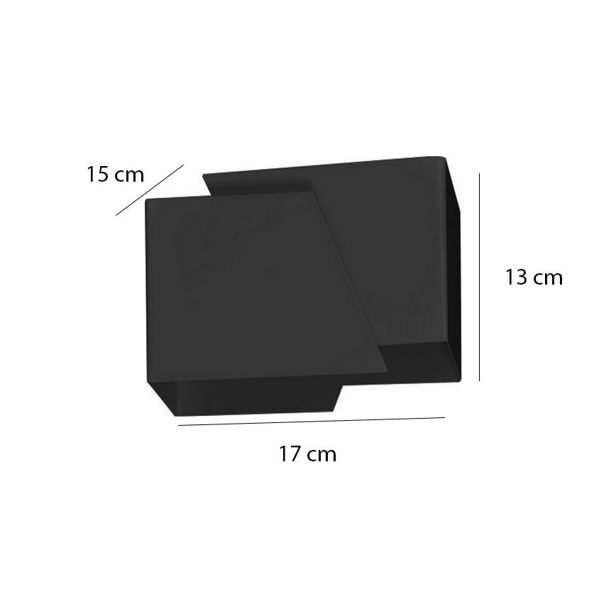 Seinävalaisin FROST 1xG9/8W/230V musta