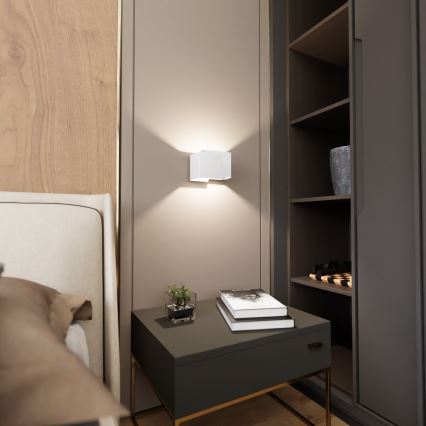 Seinävalaisin FROST 1xG9/8W/230V valkoinen