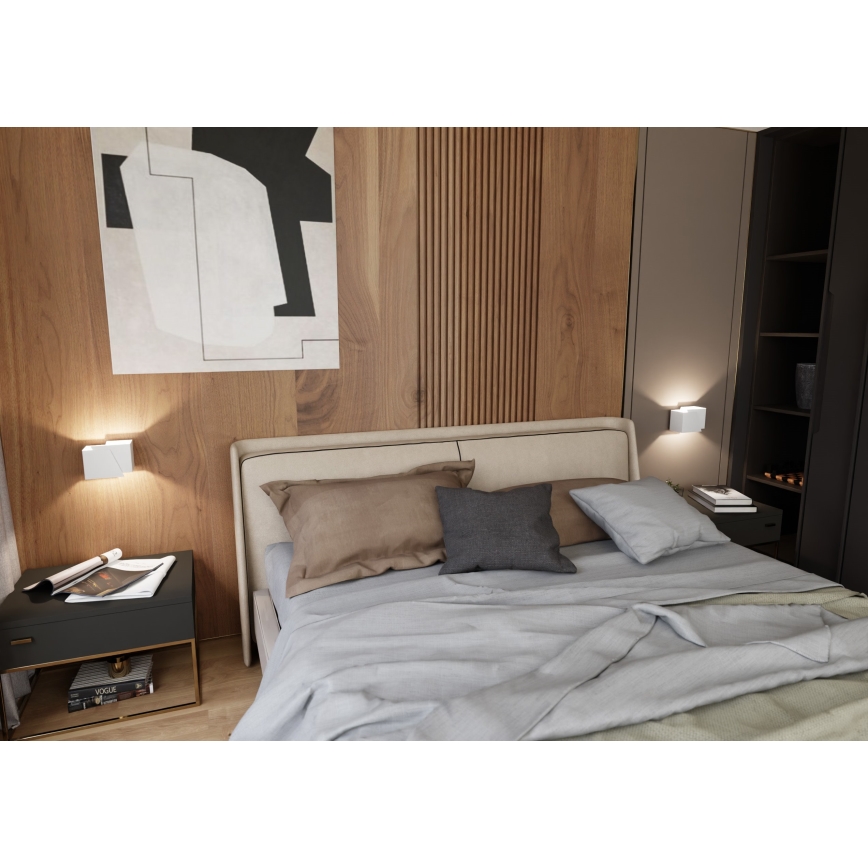 Seinävalaisin FROST 1xG9/8W/230V valkoinen