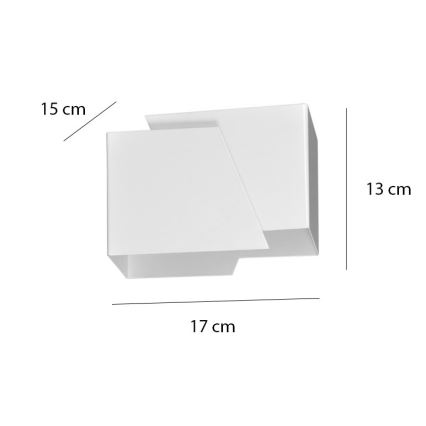 Seinävalaisin FROST 1xG9/8W/230V valkoinen