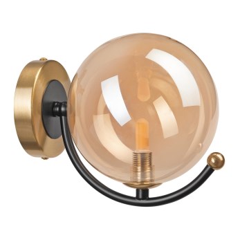 Seinävalaisin GEORGIA 1xE14/5W/230V kulta/savuinen beige