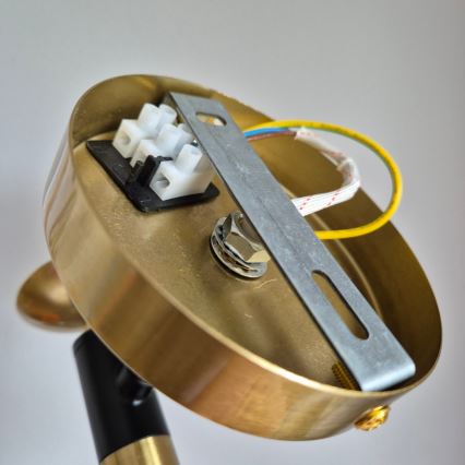 Seinävalaisin GEORGIA 1xE14/5W/230V kulta/savuinen beige