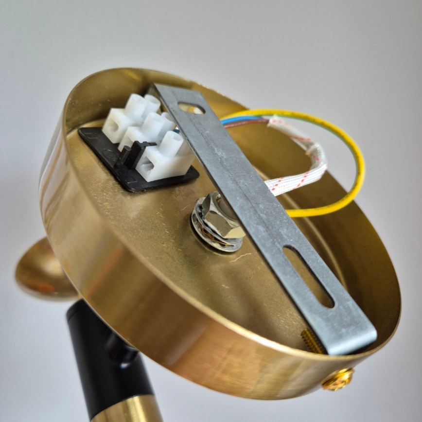 Seinävalaisin GEORGIA 1xE14/5W/230V kulta/savuinen beige