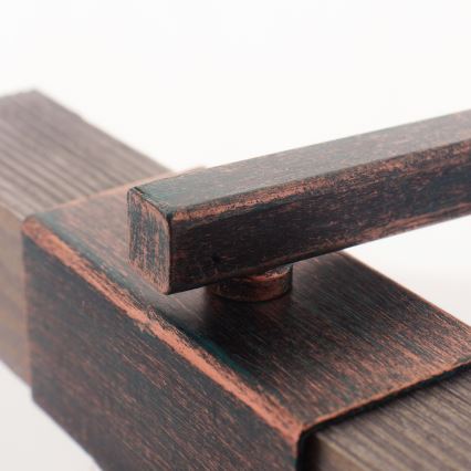 Seinävalaisin HAKON 1xE27/60W/230V patina