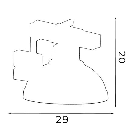 Seinävalaisin HAKON 1xE27/60W/230V patina