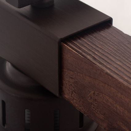 Seinävalaisin HAKON 1xE27/60W/230V tumma