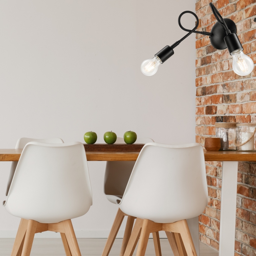 Seinävalaisin HARRY 2xE27/60W/230V