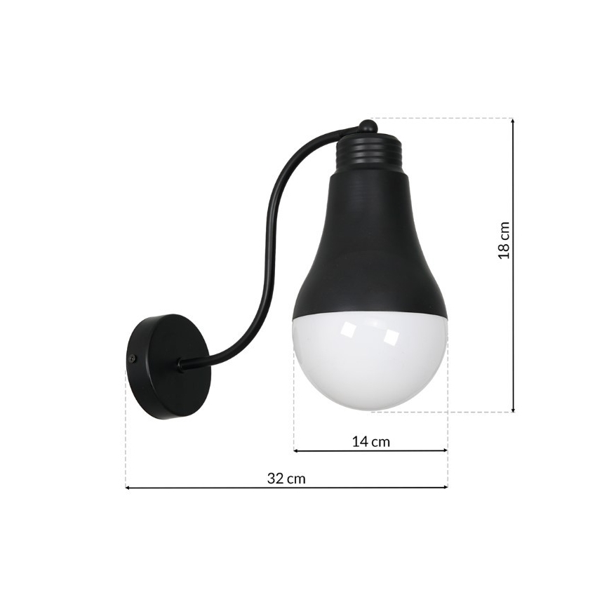 Seinävalaisin HELIOS 1xE14/40W/230V