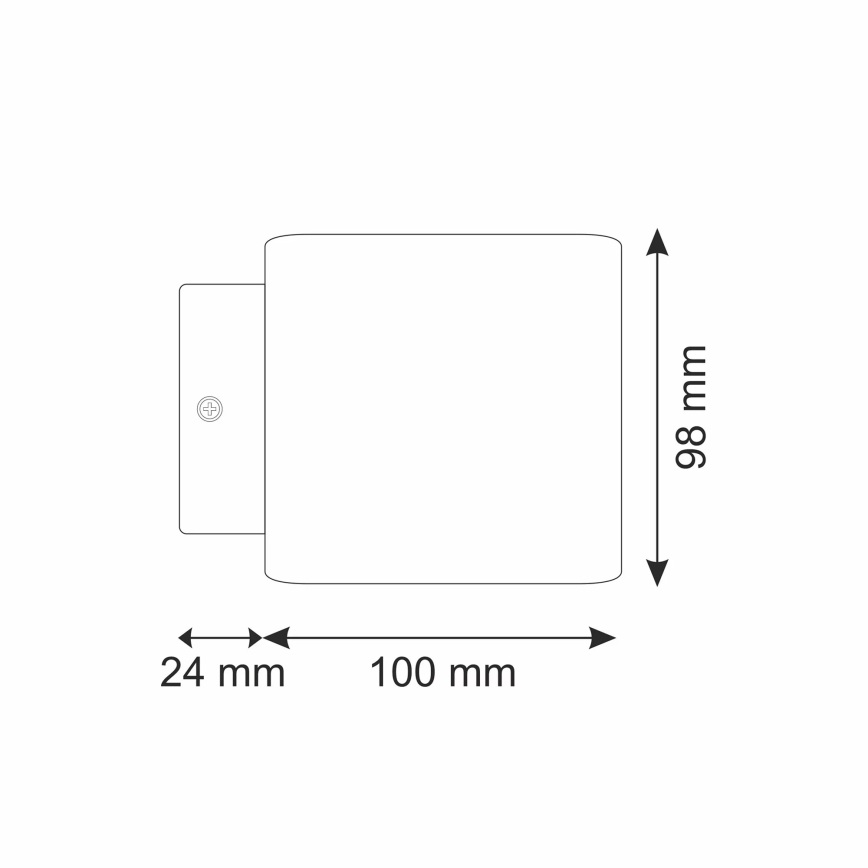 Seinävalaisin IZAR 1xG9/10W/230V