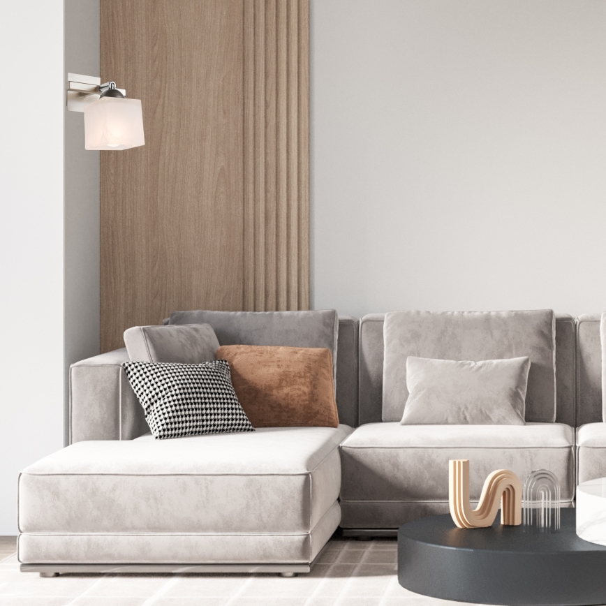 Seinävalaisin KLARA 1xE14/40W/230V mattakromi