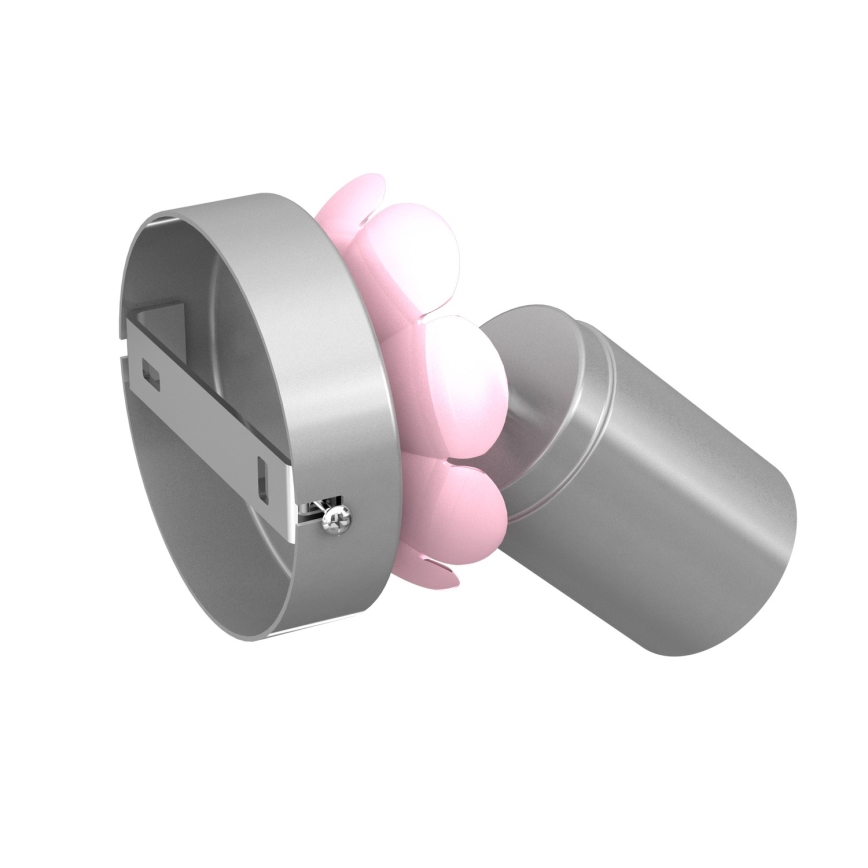 Seinävalaisin KUKKA 1xGU10/8W/230V mattakromi