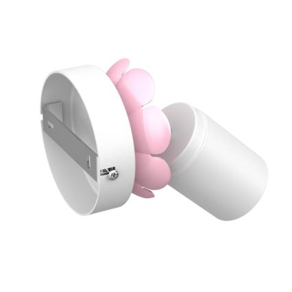 Seinävalaisin KUKKA 1xGU10/8W/230V valkoinen