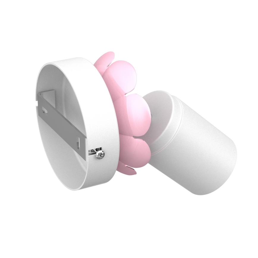 Seinävalaisin KUKKA 1xGU10/8W/230V valkoinen