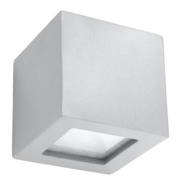 Seinävalaisin LEO 1xE27/60W/230V harmaa