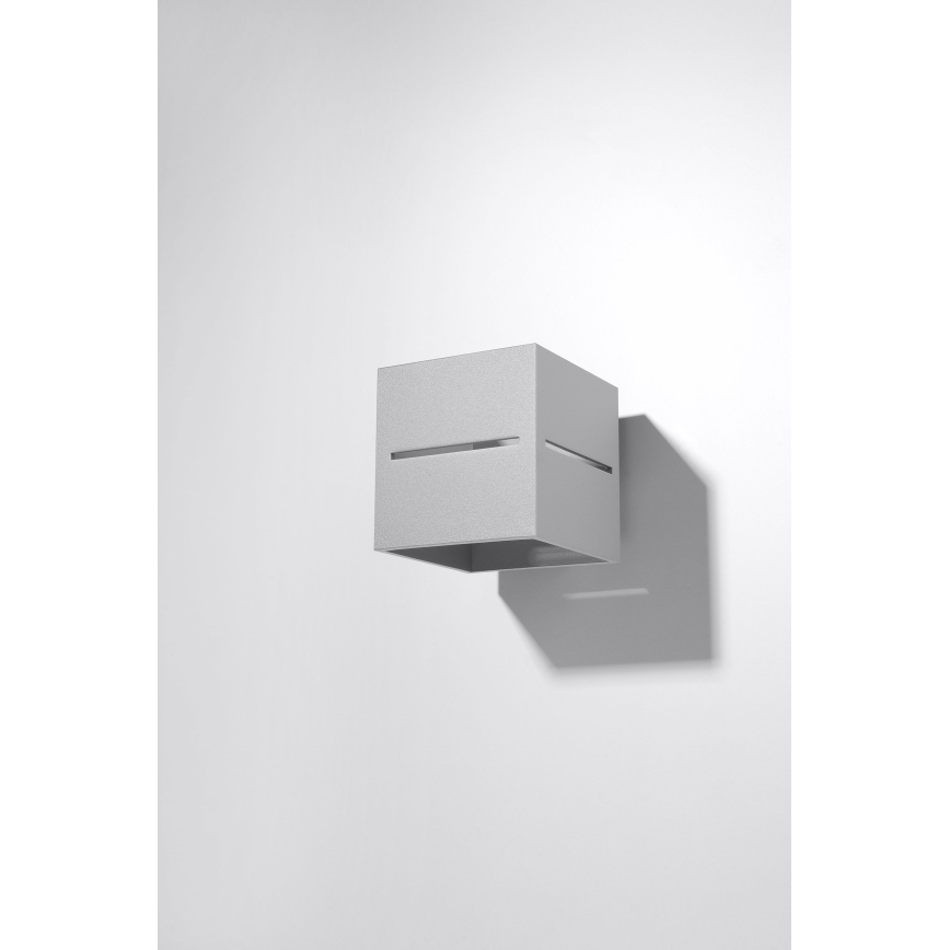 Seinävalaisin LOBO 1xG9/40W/230V harmaa