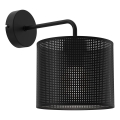 Seinävalaisin LOFT SHADE 1xE27/60W/230V musta