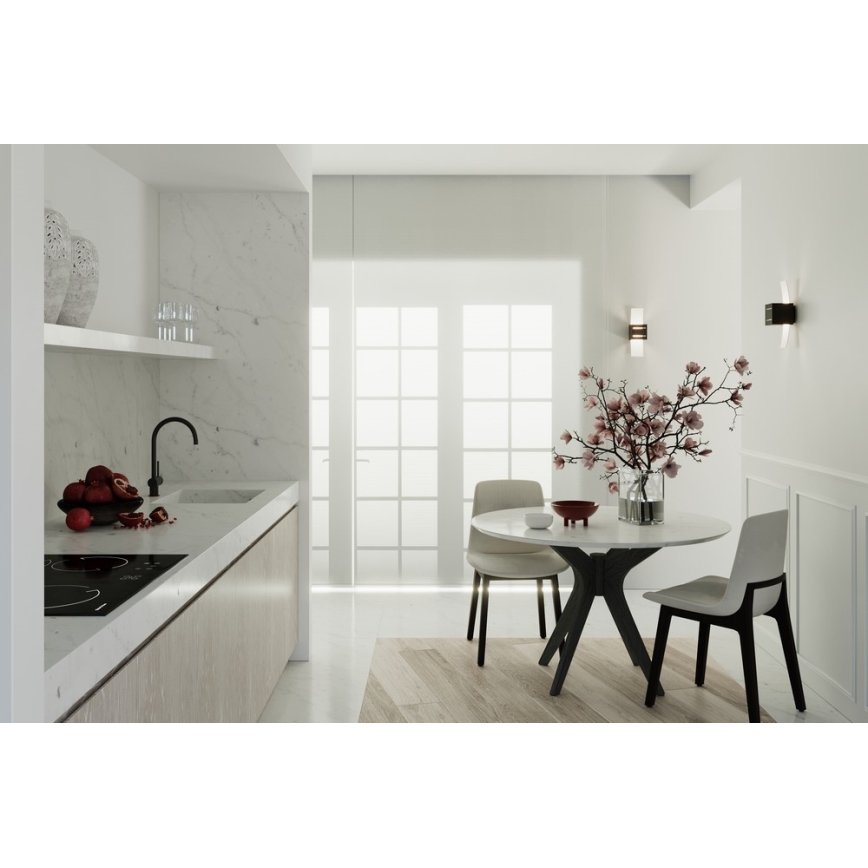 Seinävalaisin LORETO 1xG9/40W/230V musta