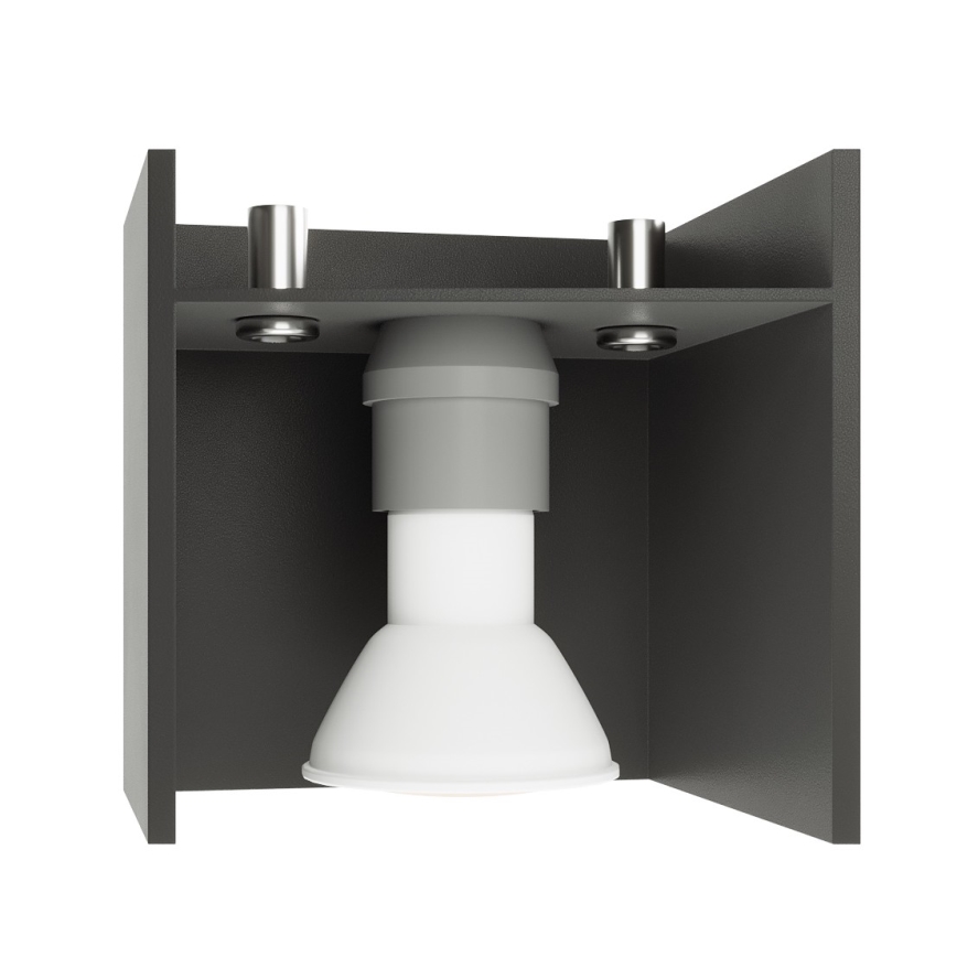 Seinävalaisin LORETO 1xG9/40W/230V musta