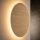 Seinävalaisin LUNA 4xG9/8W/230V, halkaisija 30 cm, tammi