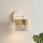 Seinävalaisin LUX 1xE27/15W/230V valkoinen/kultainen