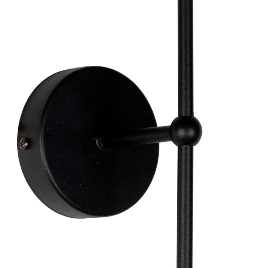 Seinävalaisin MADELA 1xE14/40W/230V valkoinen/musta