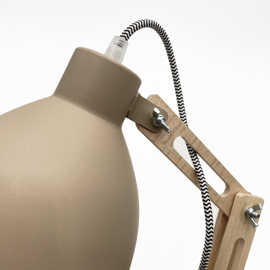 Seinävalaisin MARCELLO 1xE27/15W/230V beige