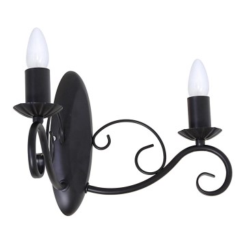 Seinävalaisin MAURO 2xE14/60W/230V