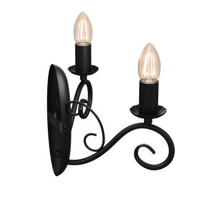 Seinävalaisin MAURO 2xE14/60W/230V